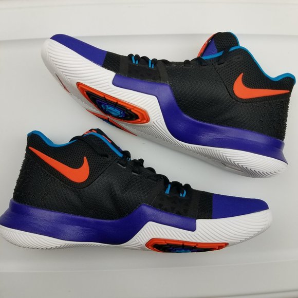 kyrie 3 orange and black